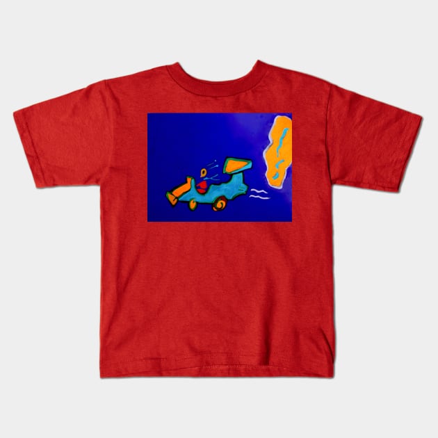 Racer Ant Kids T-Shirt by DonWillisJrArt